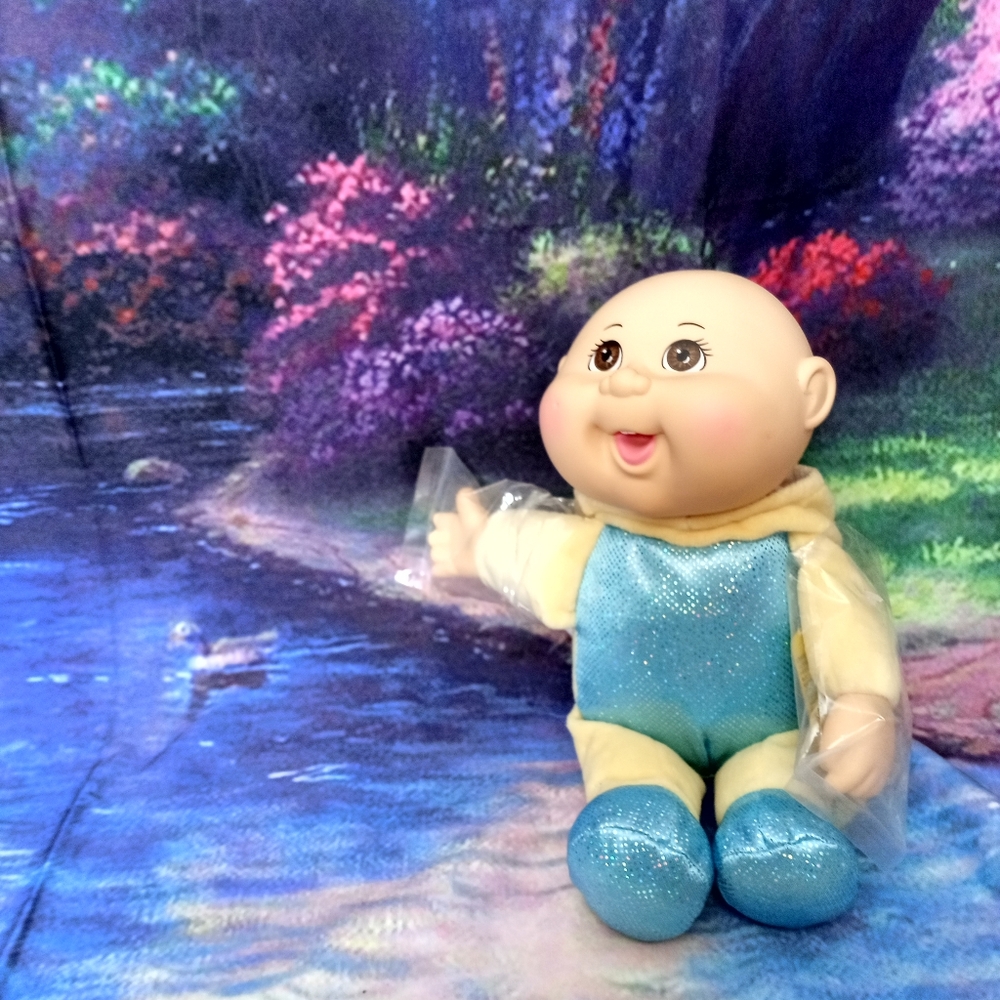 Adorable Blue and Cream Doll
